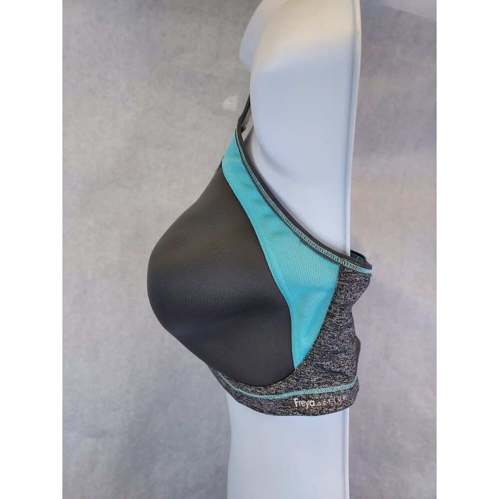 Freya Active Sport Bra 38DDD Sonic Carbon Molded Underwire Racerback Optional - Picture 3 of 12